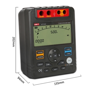 UNI－T/优利德 UT513 电阻测试仪 5000V高压绝缘电工电阻表兆欧表